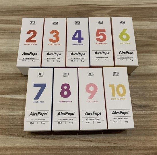 英國 高端正品 AirsCream 313 數字系列 小煙油 30ML:圖片 5